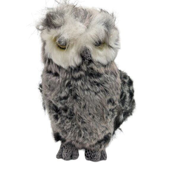 Aurora Owl Fluffy Plush Stuffed Animals Classroom Science Realistic10" - Picture 2 of 10